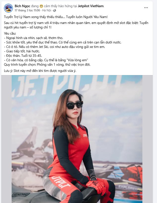 Một cô gái trẻ xinh đẹp ngoài ba mươi, hung dữ như sói, hẹn hò với 4 chàng trai trẻ cùng một lúc. Cô ấy ăn một viên vào miệng, mỗi tay một viên, rồi nhét một viên nữa vào bên dưới. Thật khó để làm cô ấy hài lòng.